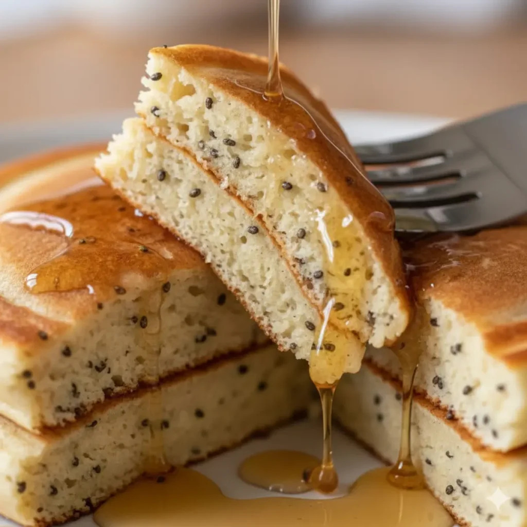 fluffy 3 ingredient gluten free pancakes texture