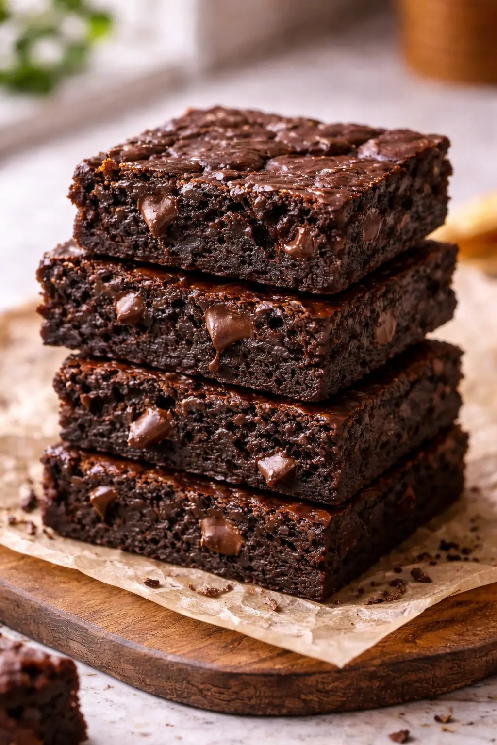 Easy 3 Ingredient Banana Brownies (Peanut Butter & Cocoa, No Eggs)