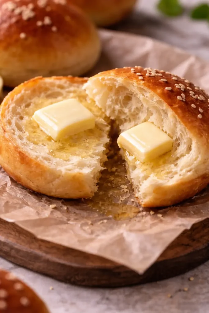 carnivore brioche buns served warm and sliced