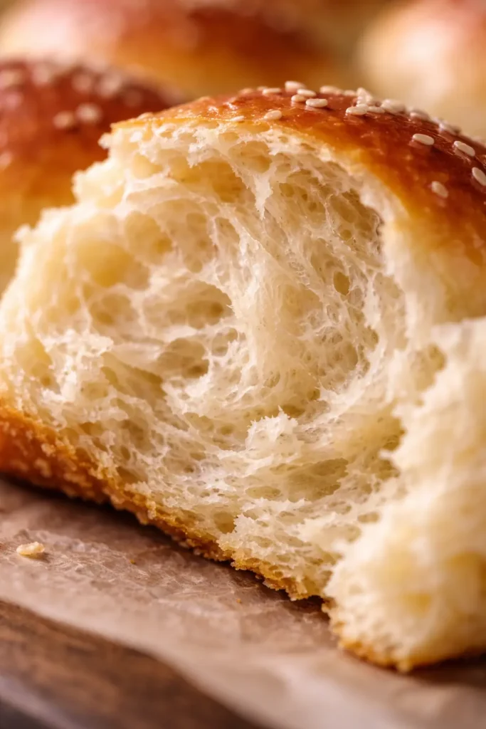 soft interior texture of carnivore brioche buns