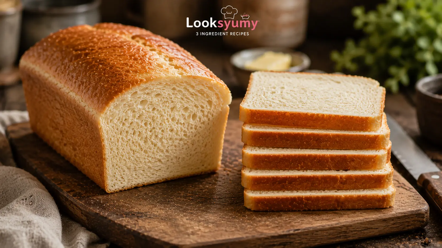 sliced carnivore sandwich bread loaf with firm crumb Looksyumy