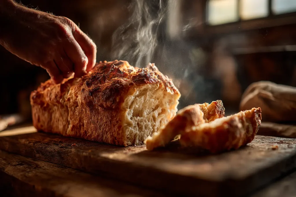 carnivore bread recipe sliced loaf with soft crumb