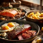 High Protein Carnivore Recipes for Athletes, Bodybuilders, and First Responders 13 high protein carnivore meals for athletes steak eggs and salmon