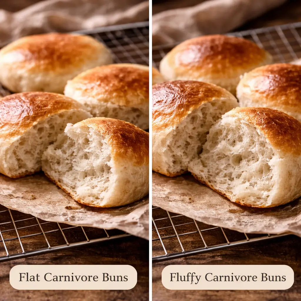 Why Are My Carnivore Buns Flat? (5 Mistakes You Must Fix)