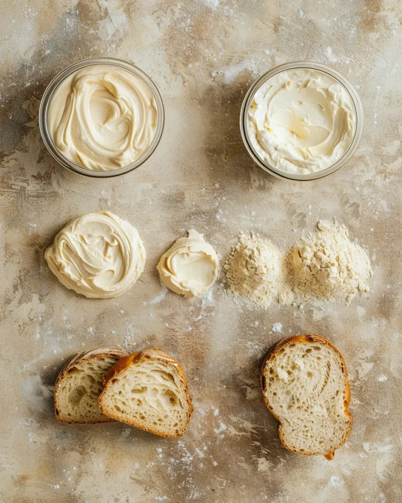 Different carnivore bread batter consistency examples