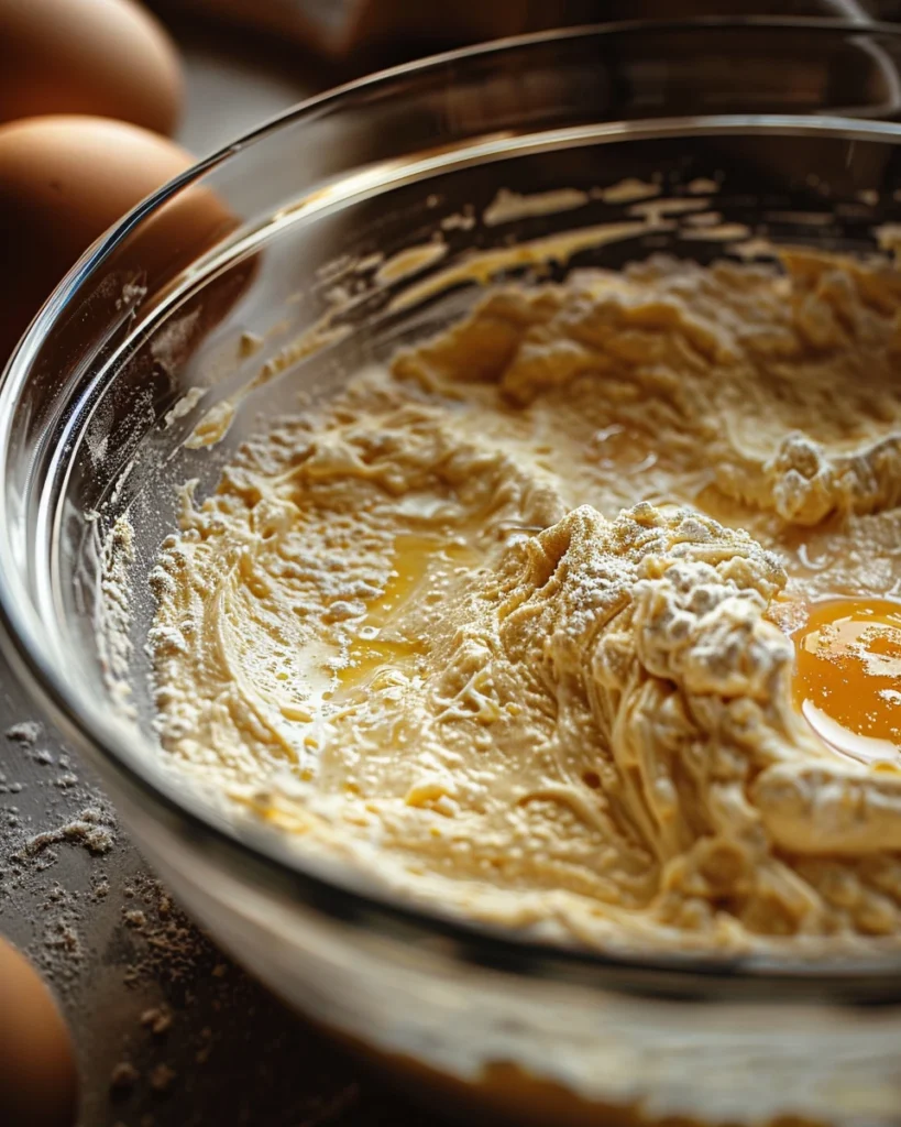 Carnivore bread batter texture before baking