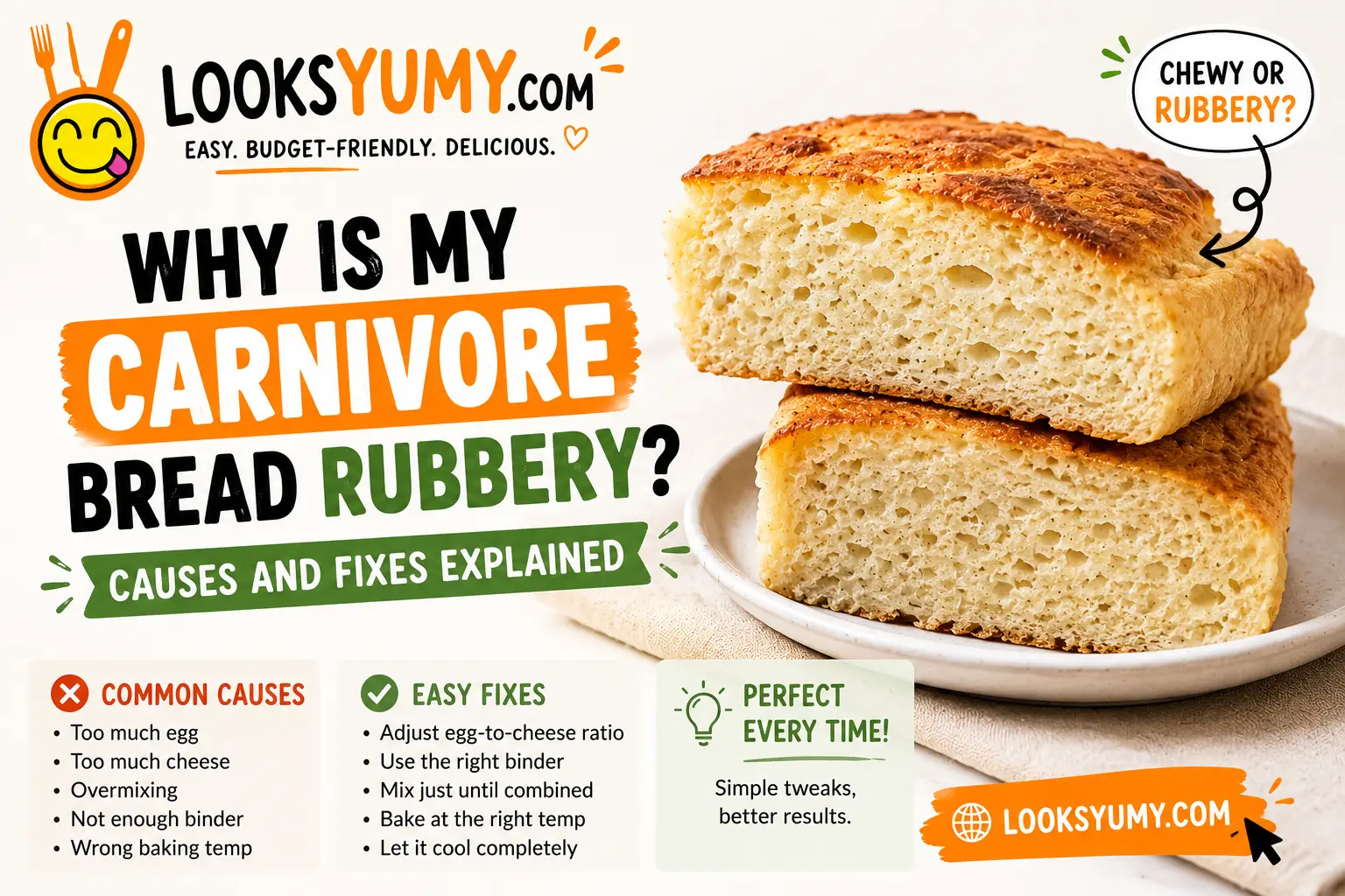 Home page 43 Why Is My Carnivore Bread Rubbery? Causes and Fixes Explained
