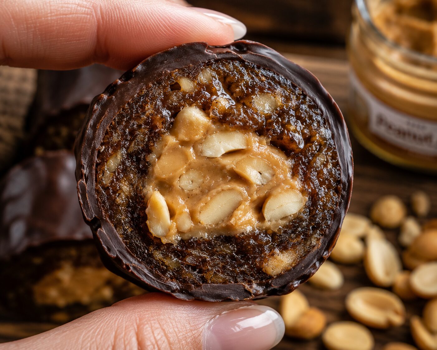 This 3-Ingredient “Snickers” Date Roll Is the Ultimate No-Bake Guilt-Free Dessert