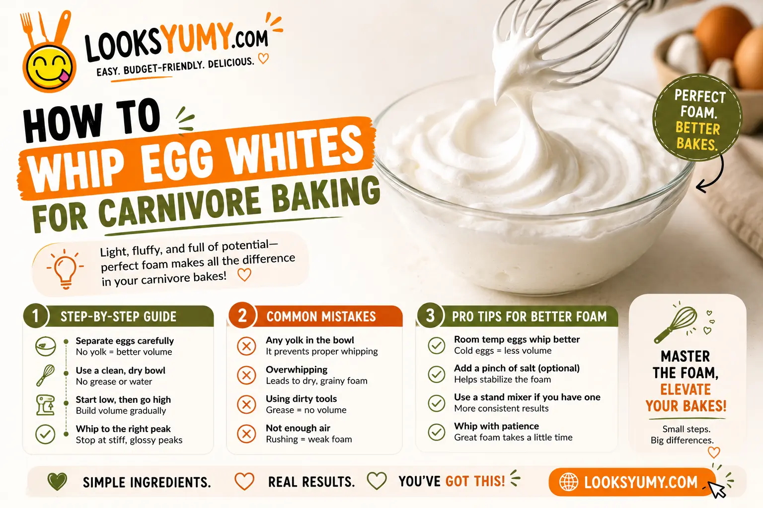 How to Whip Egg Whites for Carnivore Baking
