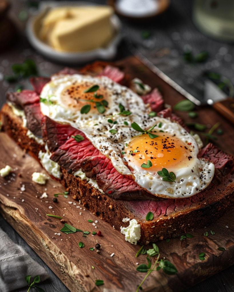 Best Carnivore Bread for Sandwiches: The Complete 2026 Comparison 6 looksyumy beef egg open faced sandwich.jpg