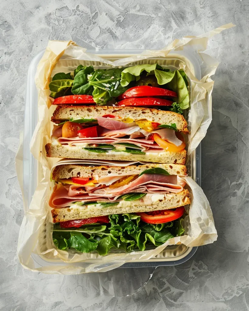 Carnivore sandwich with roast beef, eggs and cheese