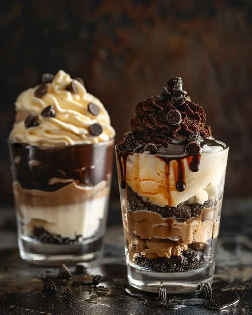 Smooth carnivore dessert compared to separated dessert texture