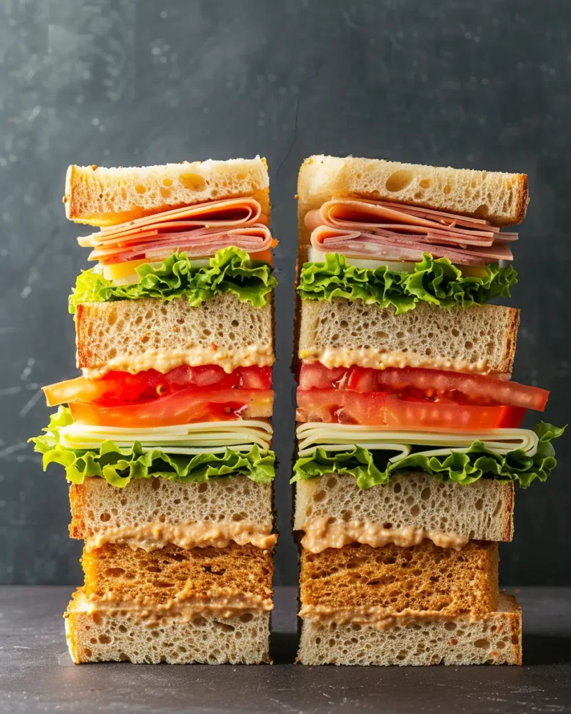 Carnivore sandwich showing optimal moisture-control layering