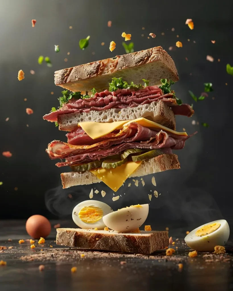 Soggy sandwich compared to stable carnivore sandwich