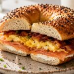 Carnivore Bagels (Chewy, Fluffy & Easy 3-Ingredient Recipe) 15 Carnivore bagel served as a high-protein breakfast sandwich.