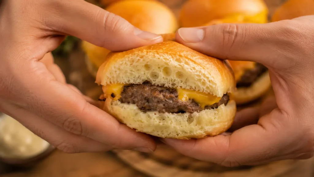soft carnivore slider bun bending without cracking Looksyummy