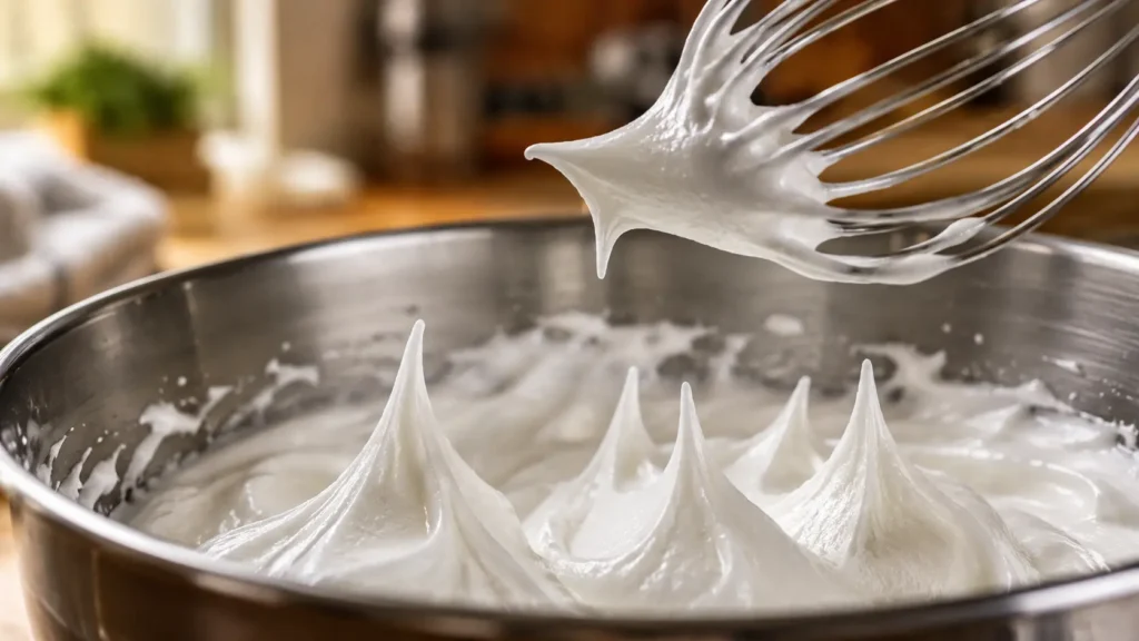 whipped egg whites stiff peaks for carnivore buns Looksyummy