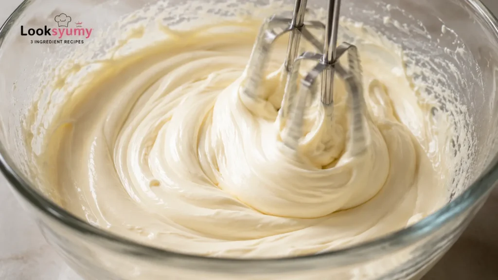 smooth carnivore cheesecake batter without air bubbles