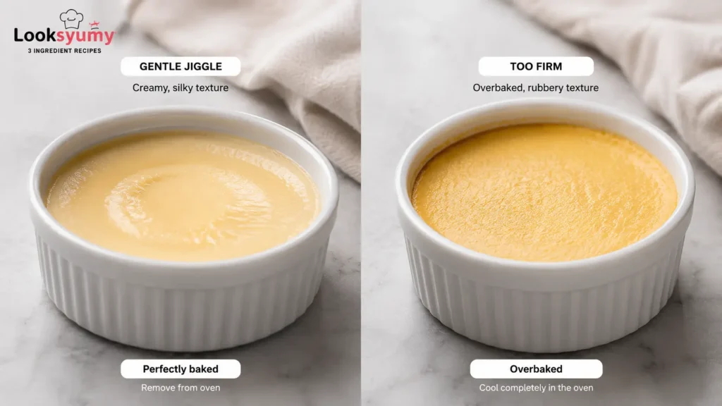 proper jiggle test compared with overbaked carnivore custard
