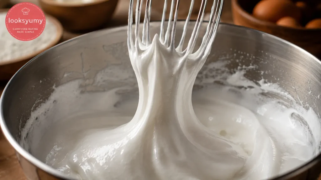 whipped egg whites for soft carnivore bread rolls Looksyumy