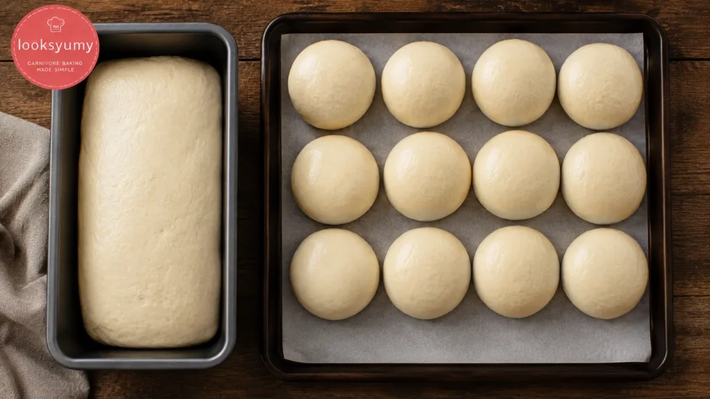 carnivore bread rolls compared with loaf baking Looksyumy