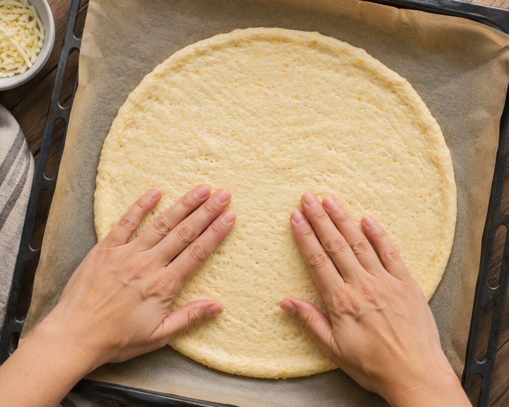 Shaping Carnivore Pizza Dough