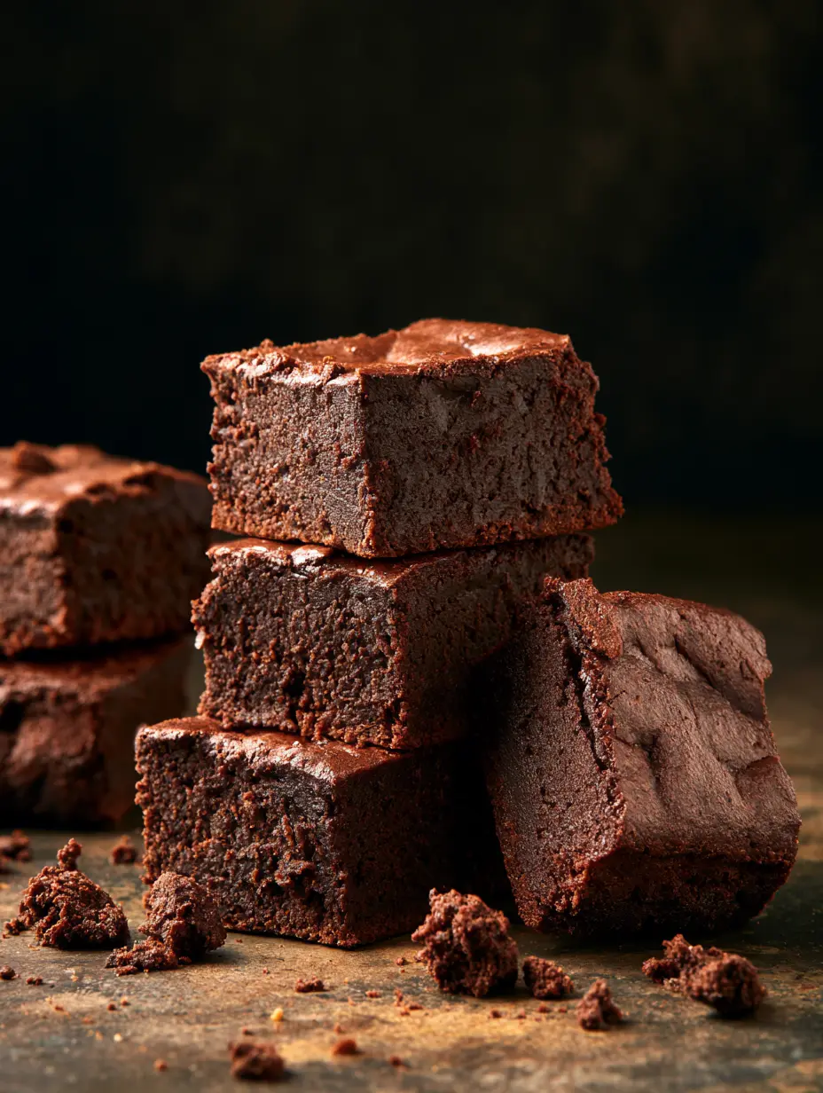 Home page 8 3 Ingredient Low Carb Brownies: Rich, Fudgy & Easy