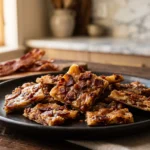 Carnivore crack made with crispy bacon and browned butter