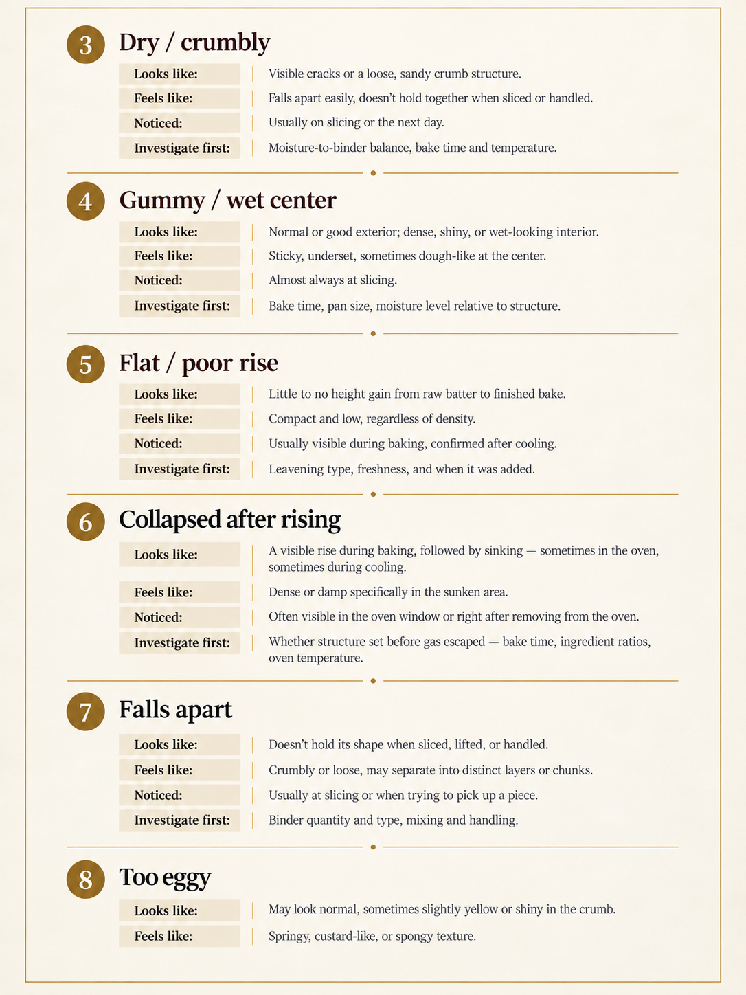 Page 23 of The Carnivore Baking Guide: Failure Diagnostic Guide
