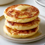 Fluffy carnivore soufflé pancakes made with eggs and butter