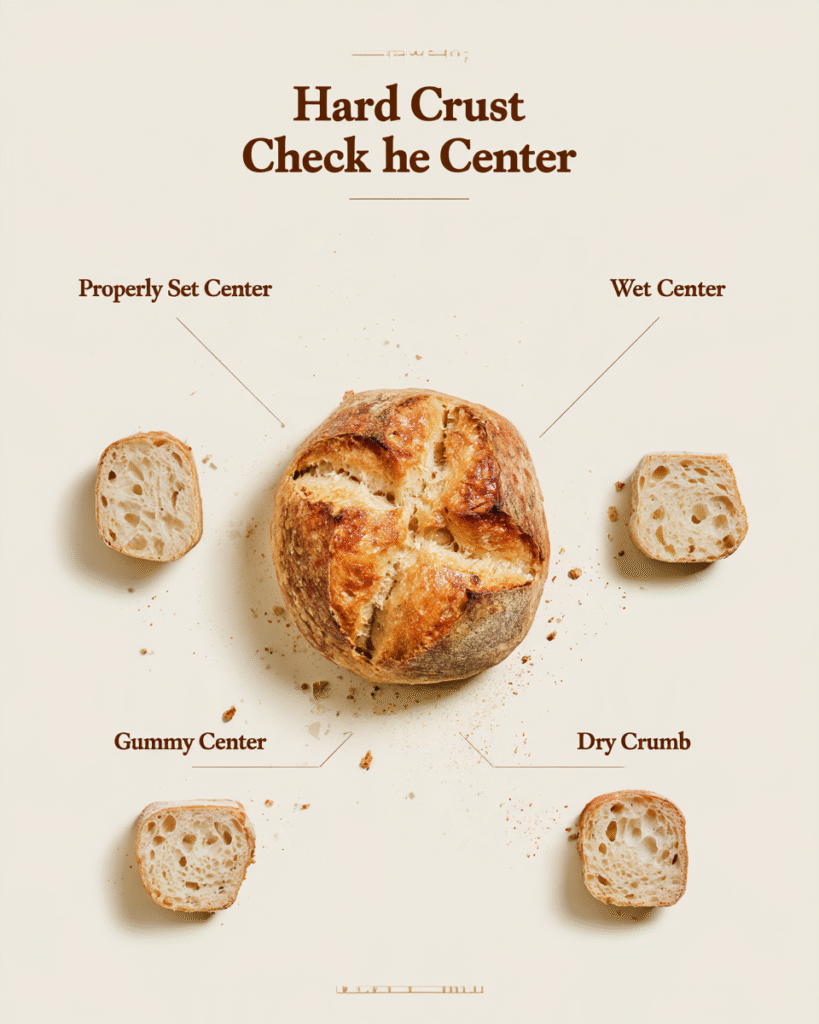 Carnivore bread hard crust diagnostic comparing center textures